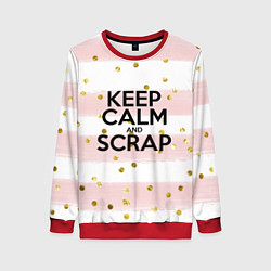 Женский свитшот Keep Calm & Scrap