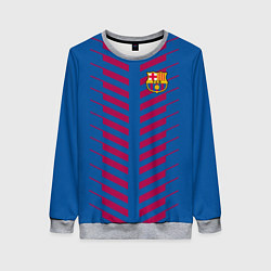Свитшот женский FC Barcelona: Creative, цвет: 3D-меланж