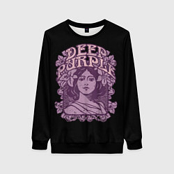 Свитшот женский Deep Purple, цвет: 3D-черный