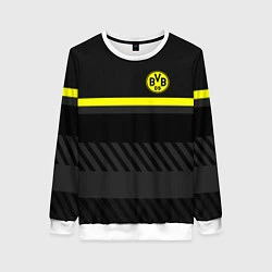 Свитшот женский FC Borussia 2018 Original #3, цвет: 3D-белый