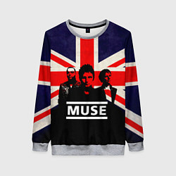 Свитшот женский Muse UK, цвет: 3D-меланж