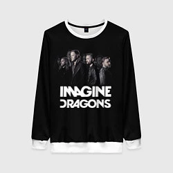 Свитшот женский Imagine Dragons: Boy Band, цвет: 3D-белый