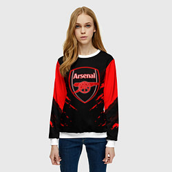 Свитшот женский Arsenal FC: Sport Fashion, цвет: 3D-белый — фото 2