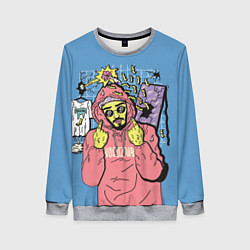 Женский свитшот Mnogoznaal