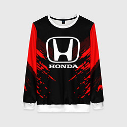 Свитшот женский Honda: Red Anger, цвет: 3D-белый