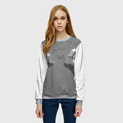 Свитшот женский Royal Blood, цвет: 3D-меланж — фото 2