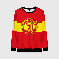 Свитшот женский FC Man United: Red Style, цвет: 3D-черный