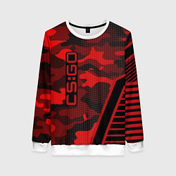 Женский свитшот CS:GO Red Camo