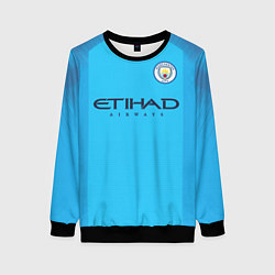 Свитшот женский FC Man City: De Bruyne Home 18-19, цвет: 3D-черный