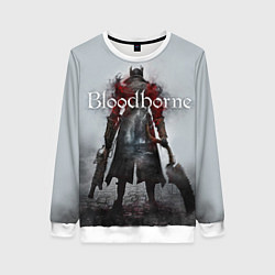 Свитшот женский Bloodborne: Hell Knight, цвет: 3D-белый