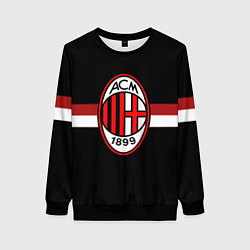 Свитшот женский AC Milan 1899, цвет: 3D-черный