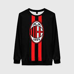 Свитшот женский AC Milan 1899, цвет: 3D-черный