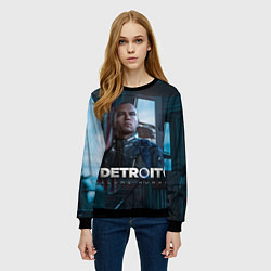 Свитшот женский Detroit: Markus, цвет: 3D-черный — фото 2