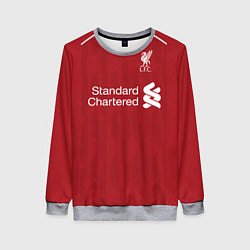 Свитшот женский FC Liverpool: Salah Home 18/19, цвет: 3D-меланж