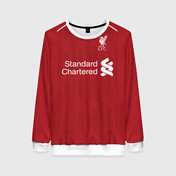 Свитшот женский FC Liverpool: Salah Home 18/19, цвет: 3D-белый