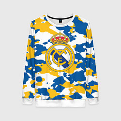 Свитшот женский Real Madrid: Camo, цвет: 3D-белый