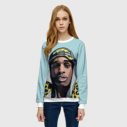 Свитшот женский ASAP Rocky: Far East, цвет: 3D-белый — фото 2