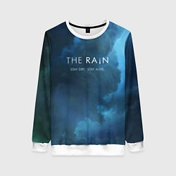 Свитшот женский The Rain: Stay Dry, цвет: 3D-белый