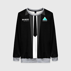 Свитшот женский RK800 Android Black, цвет: 3D-меланж