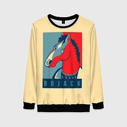 Свитшот женский BoJack Obey, цвет: 3D-черный