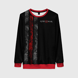 Свитшот женский God of War: Black Style, цвет: 3D-красный