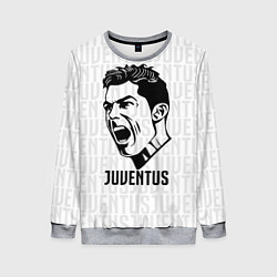 Свитшот женский Juve Ronaldo, цвет: 3D-меланж