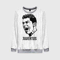 Свитшот женский Juve Ronaldo, цвет: 3D-меланж