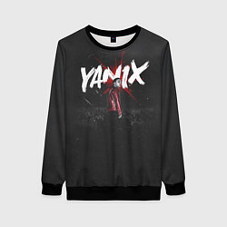 Свитшот женский YANIX: Black Side, цвет: 3D-черный