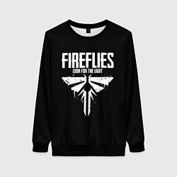 Свитшот женский Fireflies: White Logo, цвет: 3D-черный