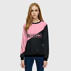 Свитшот женский Black Pink, цвет: 3D-черный — фото 2