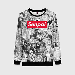 Свитшот женский SENPAI Stories, цвет: 3D-черный