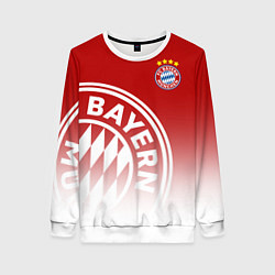 Свитшот женский ФК Бавария, цвет: 3D-белый