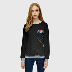 Свитшот женский BMW, цвет: 3D-меланж — фото 2