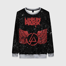 Свитшот женский Linkin Park: Red Airs, цвет: 3D-меланж