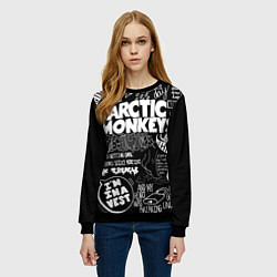 Свитшот женский Arctic Monkeys: I'm in a Vest, цвет: 3D-черный — фото 2