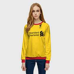 Свитшот женский Liverpool: Alisson GK Home 18-19, цвет: 3D-красный — фото 2