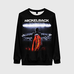Свитшот женский Nickelback: Feed the Machine, цвет: 3D-черный