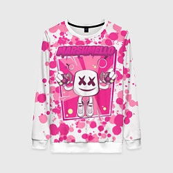 Женский свитшот Marshmello: Pink Fashion