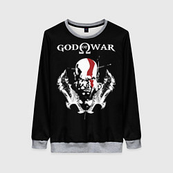Свитшот женский God of War: Kratos, цвет: 3D-меланж