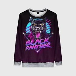 Свитшот женский Black Panther 80s, цвет: 3D-меланж
