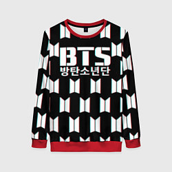 Женский свитшот BTS: Black Pattern