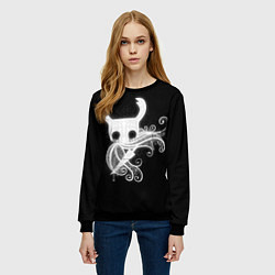 Свитшот женский Hollow Knight, цвет: 3D-черный — фото 2