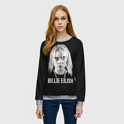 Свитшот женский BILLIE EILISH, цвет: 3D-меланж — фото 2