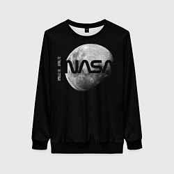 Свитшот женский NASA Apollo 16, цвет: 3D-черный