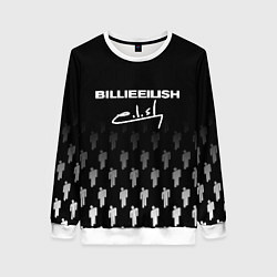 Свитшот женский Billie Eilish: Black Autograph, цвет: 3D-белый