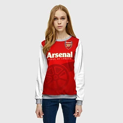 Свитшот женский Arsenal, цвет: 3D-меланж — фото 2