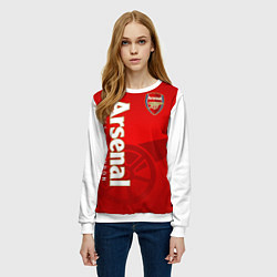Свитшот женский Arsenal, цвет: 3D-белый — фото 2