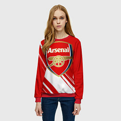 Свитшот женский Arsenal, цвет: 3D-красный — фото 2