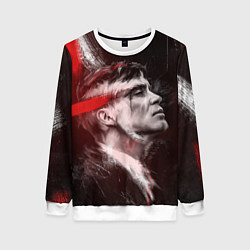 Свитшот женский Peaky Blinders Thomas Shelby, цвет: 3D-белый