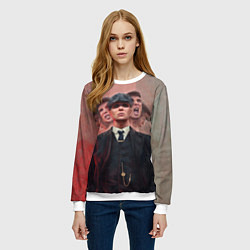 Свитшот женский Томас Шелби Peaky Blinders, цвет: 3D-белый — фото 2